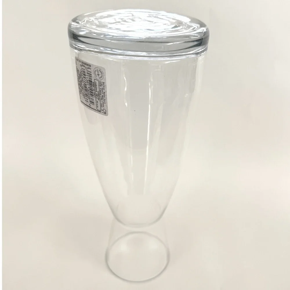 Bormioli Rocco Ypsilon Italian Clear Glass Carafe Decanter 36.5 oz Made in Italy